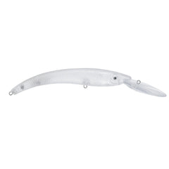 Shelt deep-diving crankbait unpainted with lifelike action for muskies