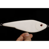 Shelt unpainted pike muskie lure blank for custom finish and durability