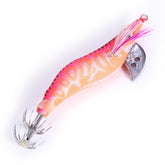 shenruifa squid jig with luminous eyes enhances realism for night squid fishing