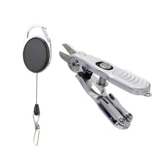 SHIAWASENA portable fishing line cutter with retractable buckle