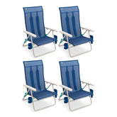 Shibumi Shade frame view shows rust-proof beach chair for saltwater environments.