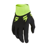 Shift MX White Label gloves with perforated palm for enhanced airflow during riding