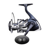 Shimano 21 Twin Power SW 10000PG front spool view highlighting strong line capacity