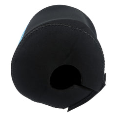 Shimano Baitcasting Reel Cover XL Black allows mounting with reel on or off the rod.