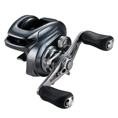 Shimano Bantam 151HG A reel, side view, compact low-profile design for precision casting.