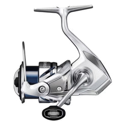 Shimano C2500SXG spinning reel close-up highlighting durable drag system for tough battles.