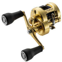 Shimano Calcutta Conquest MD 300XGLH reel for precise baitcasting and smooth winding.