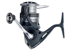 Shimano CATANA FE CAT2500HGFE reel front view, smooth casting