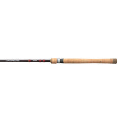 Shimano Convergence spinning rod close-up shows carbon blank for heightened sensitivity