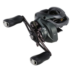 SHIMANO CURADO 150M reel mounted on rod, showcasing smooth casting potential and control
