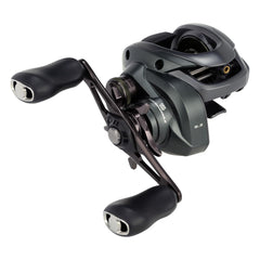 Shimano CURADO 150M reel close-up showing smooth gearing for precise casts