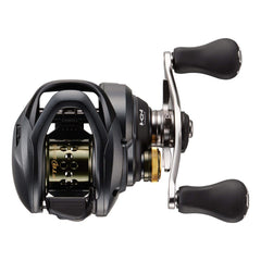 Shimano CURADO BFS XG Left angled shot highlights compact low-profile design.