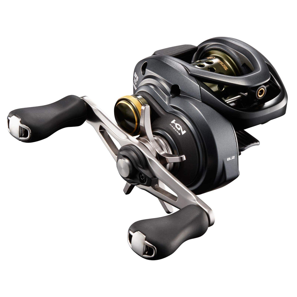Shimano CURADO BFS XG Left reel closeup for precision casting.