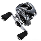 Shimano Metanium HG Left reel side view for smooth casting.
