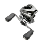 SHIMANO Metanium MGL 151HG B core-solid-body image showing rigid one-piece construction for sensitivity and control.