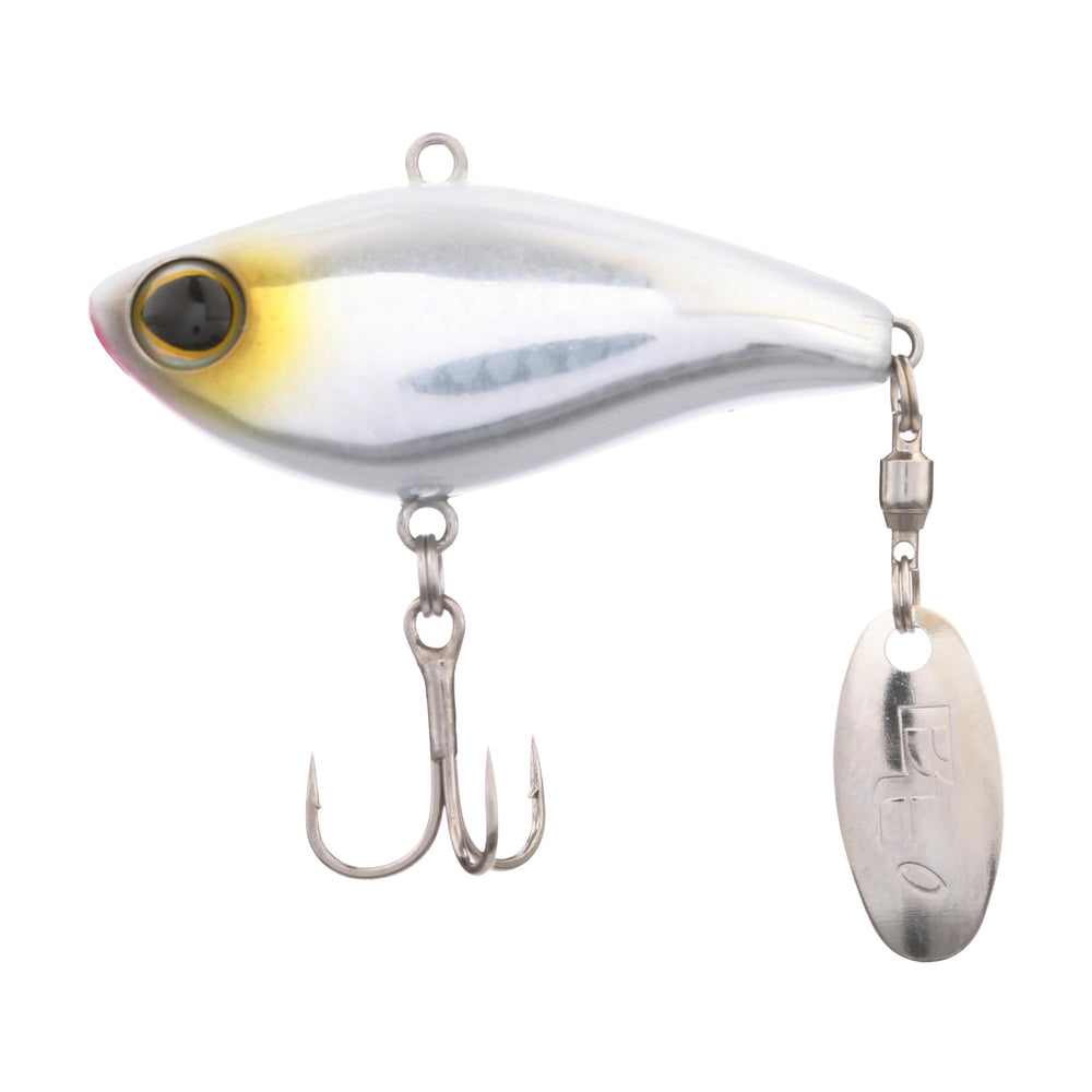 Shimano N Silver BT Spin with head-down design for lifelike bottom presentation