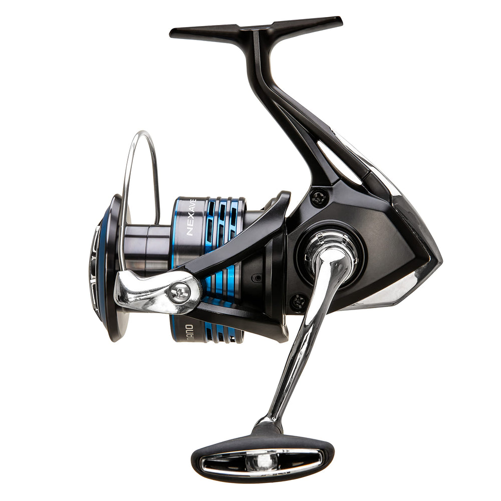 SHIMANO Nexave C5000Hg FI front view reel for precise casting and smooth line release.