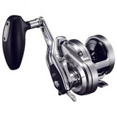 SHIMANO OCEA JIGGER with hagane body showing rigid construction for steady cranking