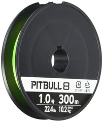 Shimano Pitbull 8 Lime Green braided PE fishing line PL-M78S 300m