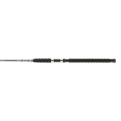 Shimano Saguaro 66MHB rod in hand for saltwater boat fishing.