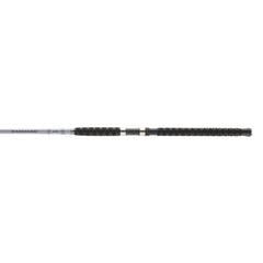 Shimano Saguaro boat spinning rod front view with a robust glass blank for saltwater casting