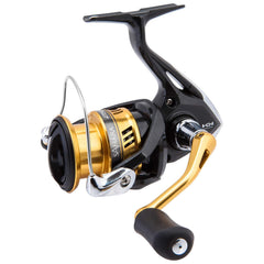 Shimano Sahara 1000 Fi reel front view showing smooth line release for long casts