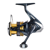 Shimano Sahara 2500 spinning reel front view showing compact design