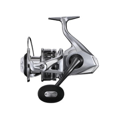 SHIMANO SARAGOSA SW A 14000XG reel front view for strong saltwater fishing