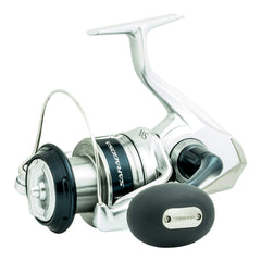 SHIMANO SARAGOSA SW A 5000XG drag system close-up for precise tension.