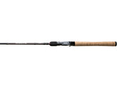 Shimano Scimitar 66M CST C rod close-up with titanium oxide guides for smooth casting.
