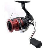 Shimano Sienna FG Clam reel front view with compact profile and line management.