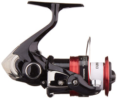 Shimano Sienna FG Clam spinning reel side view highlights G-Free body for steadier control.
