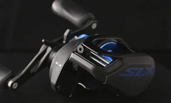 SHIMANO SLX display of Super Free Spool in motion for smooth casts