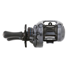 Shimano SLX71HGA low-profile design offers ergonomic grip during all-day fishing.