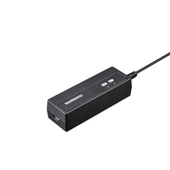 SHIMANO SM-BCR2 charger with LED indicator shows charge status