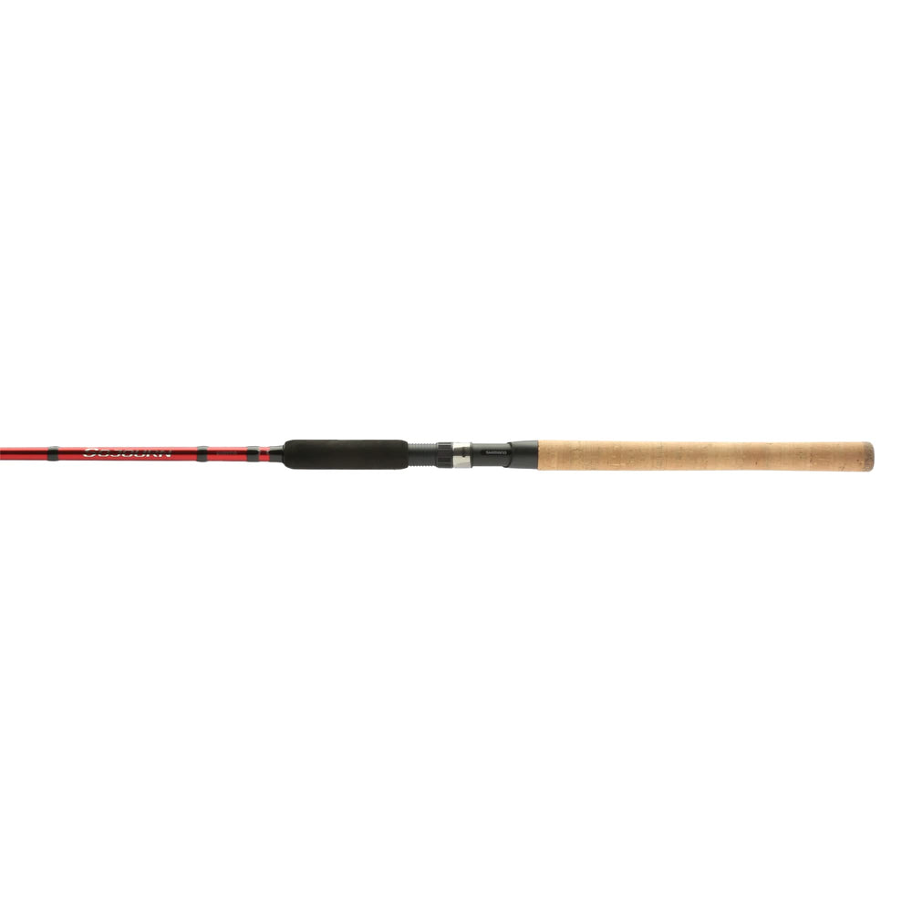 Shimano Sojourn muskie rod in hand for freshwater casting