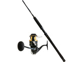 Shimano Spheros SW spinning combo saltwater set, versatile fishing option.