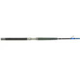 SHIMANO Talavera Bluewater rod side view shows durable blank and guide layout for offshore use.