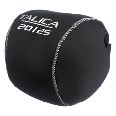 SHIMANO TALICA reel cover showcases soft neoprene protection for reels.