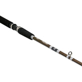 Shimano Talora Downrigger close-up of SeaGuide reel seat for precise line control.