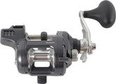 SHIMANO Tekota A reel front view with durable HAGANE body.