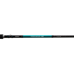 SHIMANO Teramar PX SE spinning rod with Fuji reel seat for secure grip.