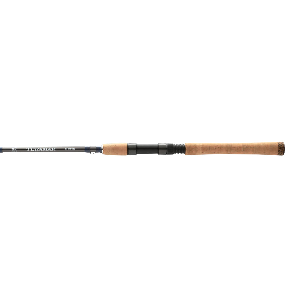 SHIMANO TERAMAR SE rod setup showing balanced inshore spinning rod design.