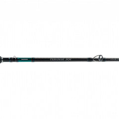 Shimano Teramar XX NE cork handles providing a comfortable grip during long casts.