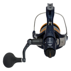SHIMANO THUNNUS CI4 side view reveals HAGANE gear for smooth retrieval