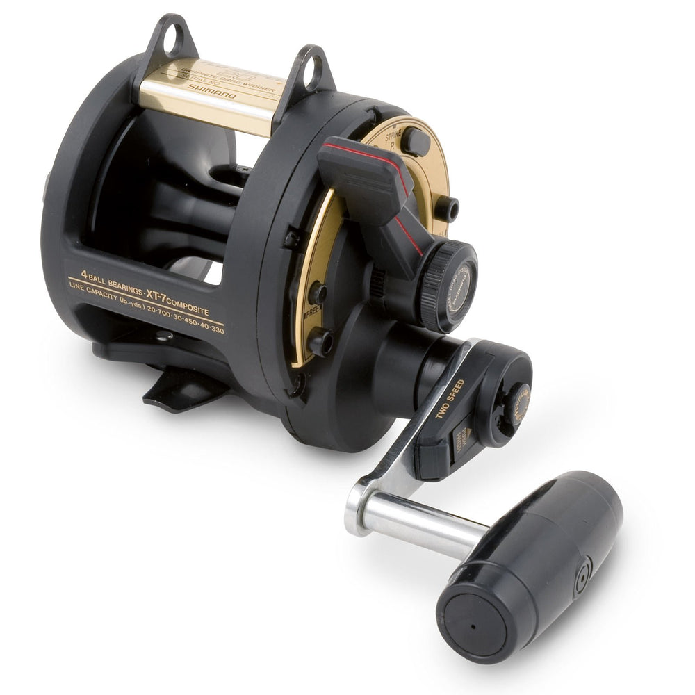 Shimano TLD-IIA 20 reel with 2-speed offshore lever drag for saltwater fishing