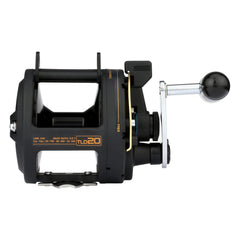 Close-up of Shimano TLD20 conventional reel