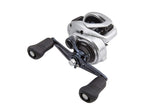SHIMANO TRANX 300-400 HAGANE body delivers rugged durability for heavy retrieves.