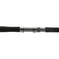 Shimano Trevala 66M reel seat close-up demonstrates Fuji seat stability for secure grip.