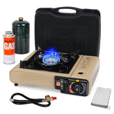 SHINESTAR dual fuel stove in use delivers stable outdoor heat for meals